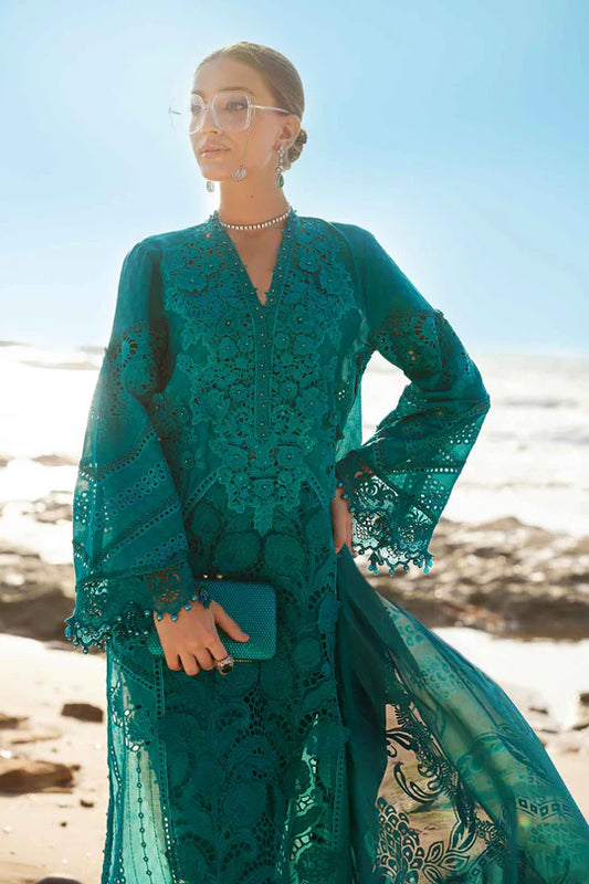 03-PC Embroidered Organza Lawn Suit
