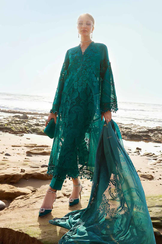 03-PC Embroidered Organza Lawn Suit