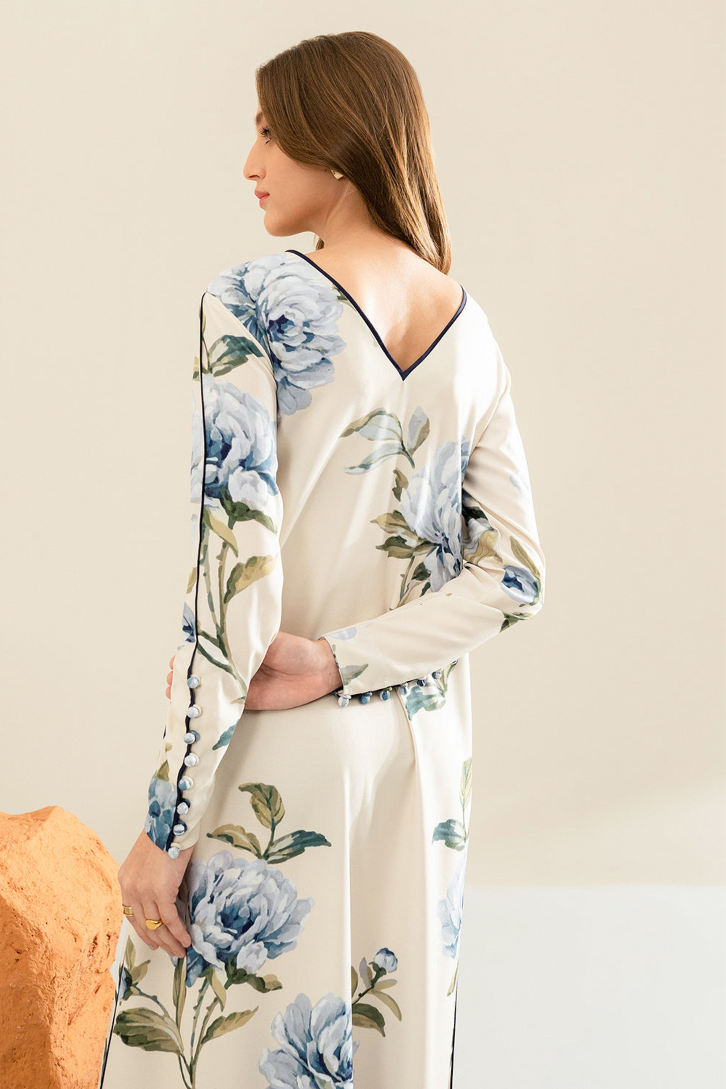 Ocean Lawn Kaftan