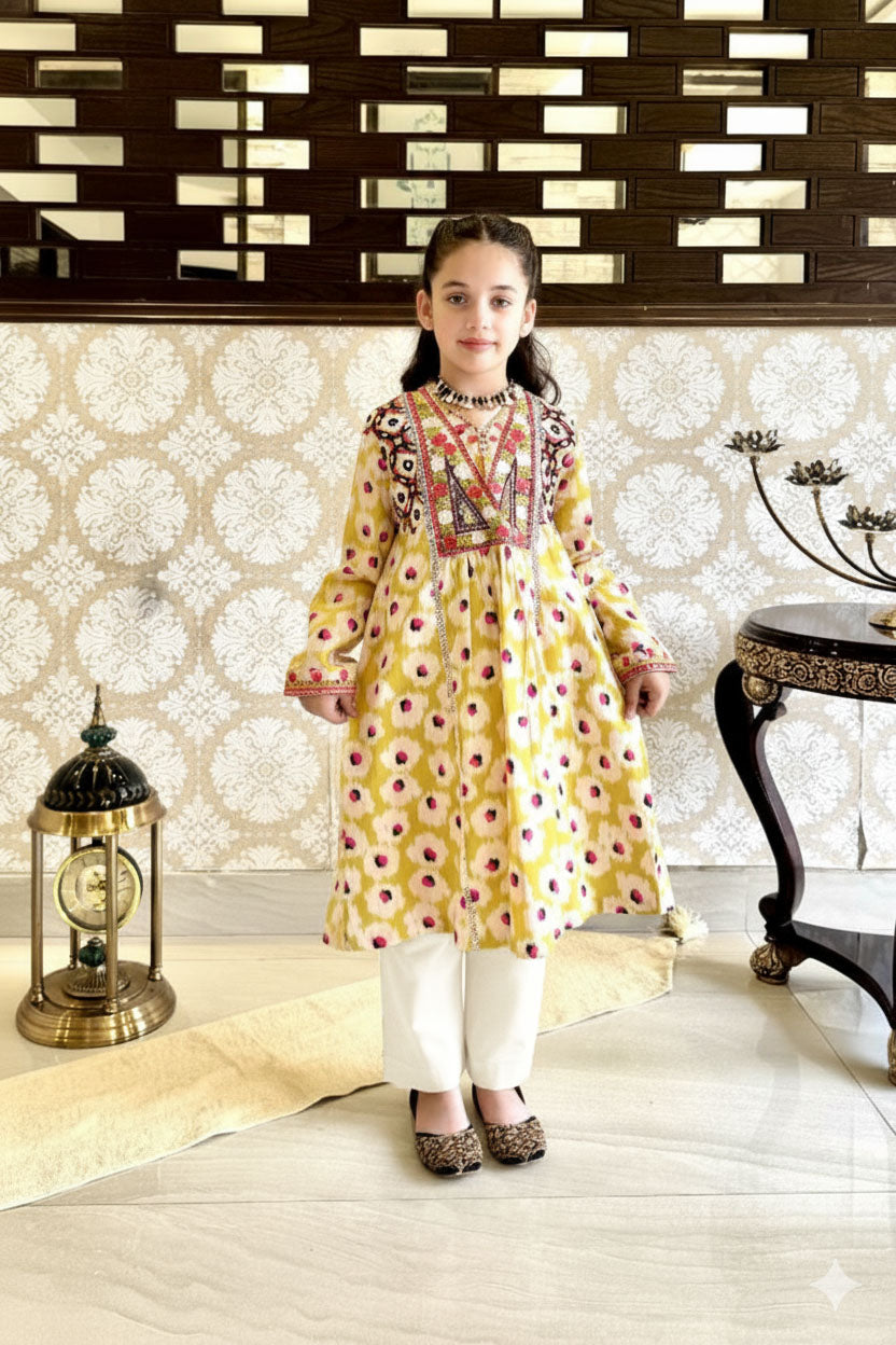 Sunshine 02-PC With Cream Color Trouser