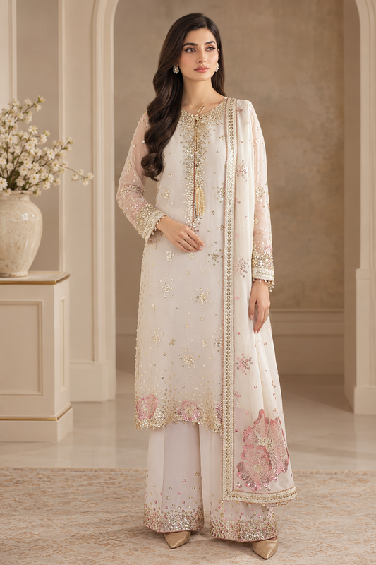 Mah-e-Gul 3 Piece Embroidered
