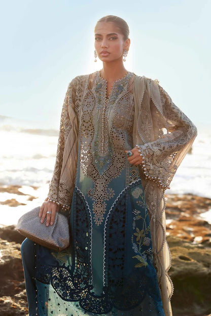 03-PC Embroidered Organza Lawn Suit