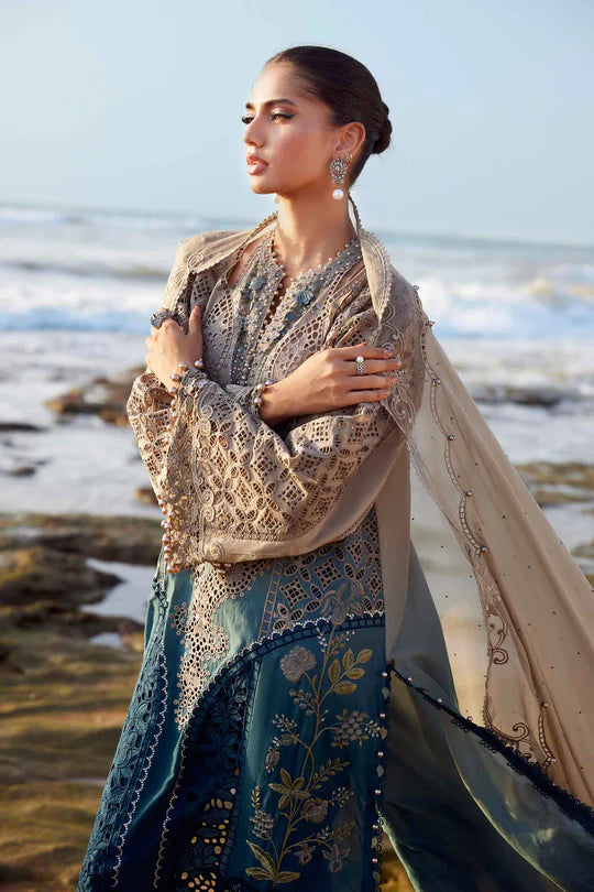 03-PC Embroidered Organza Lawn Suit