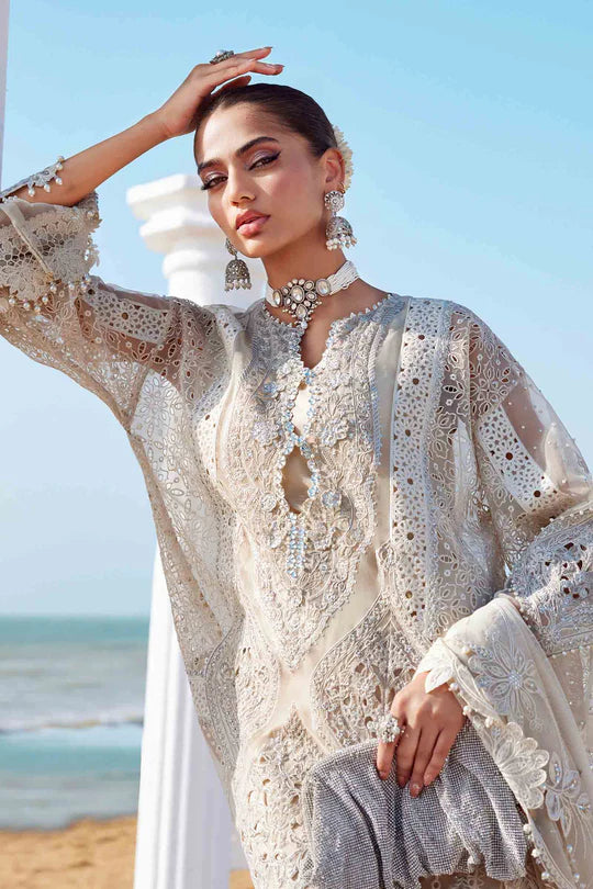 03-PC  Embroidered Organza Suit
