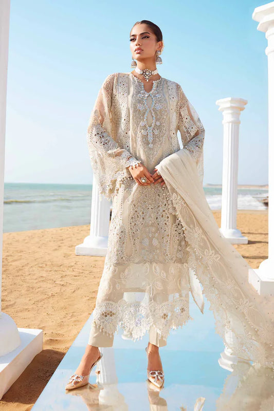 03-PC  Embroidered Organza Suit