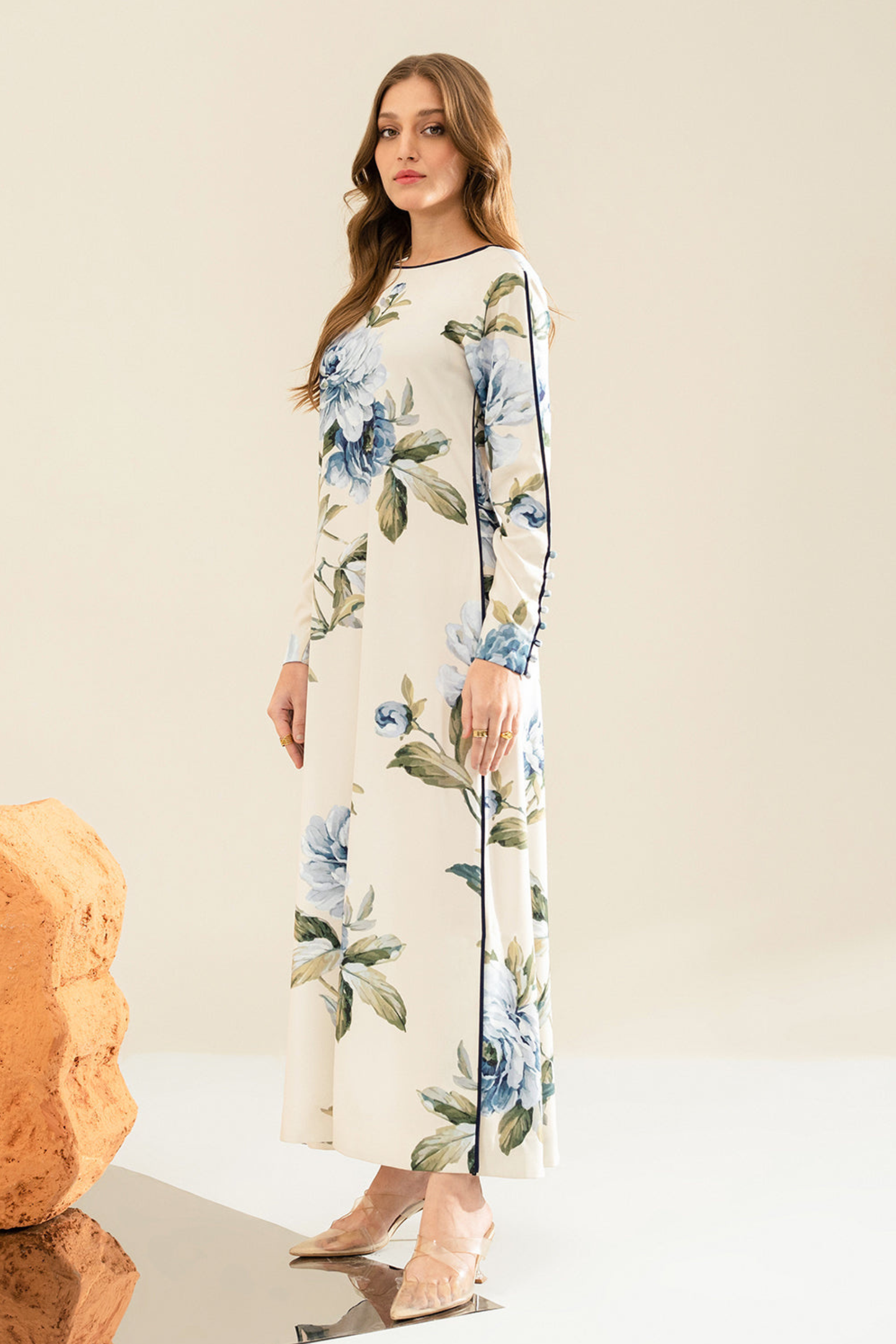 Ocean Lawn Kaftan