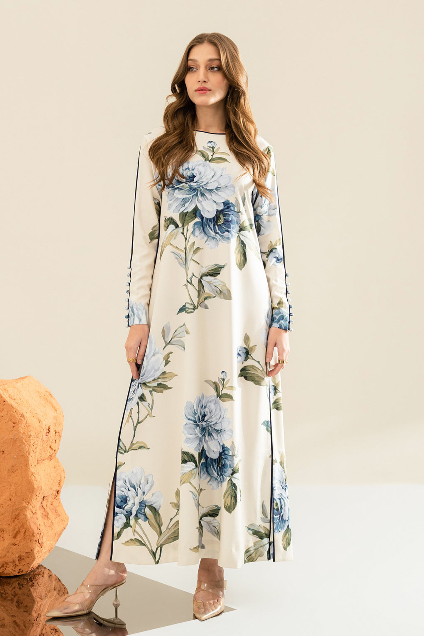 Ocean Lawn Kaftan