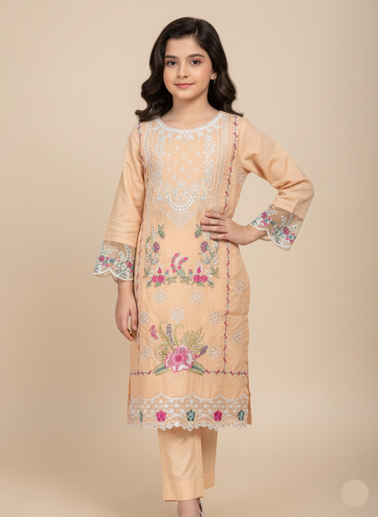 Skin Pearl  02 PC  Embroidered