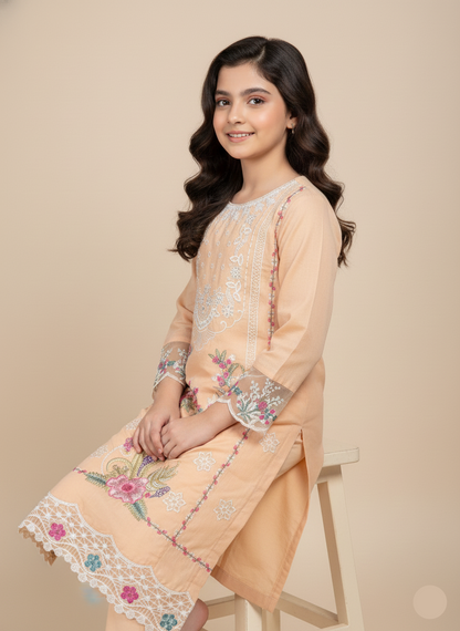 Skin Pearl  02 PC  Embroidered