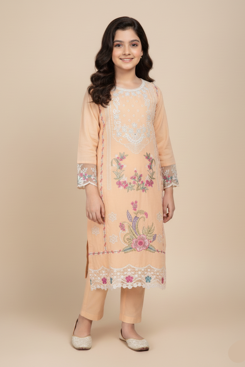 Skin Pearl  02 PC  Embroidered