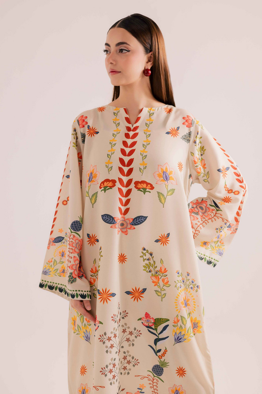Sunlit Eden Lawn Kaftan