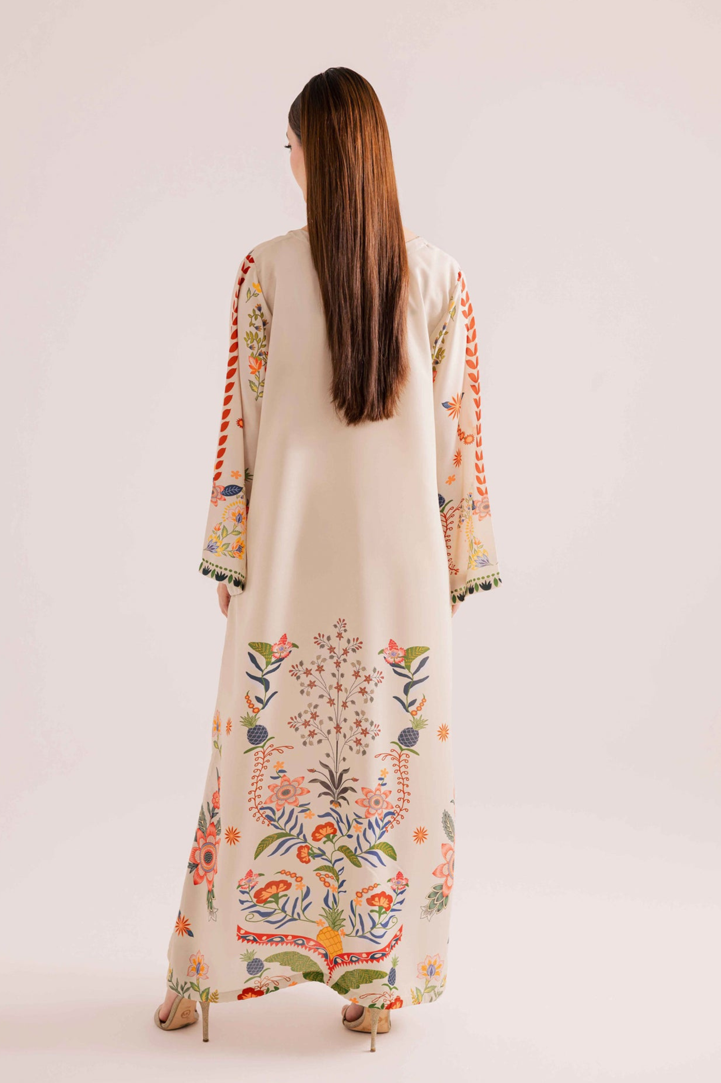 Sunlit Eden Lawn Kaftan