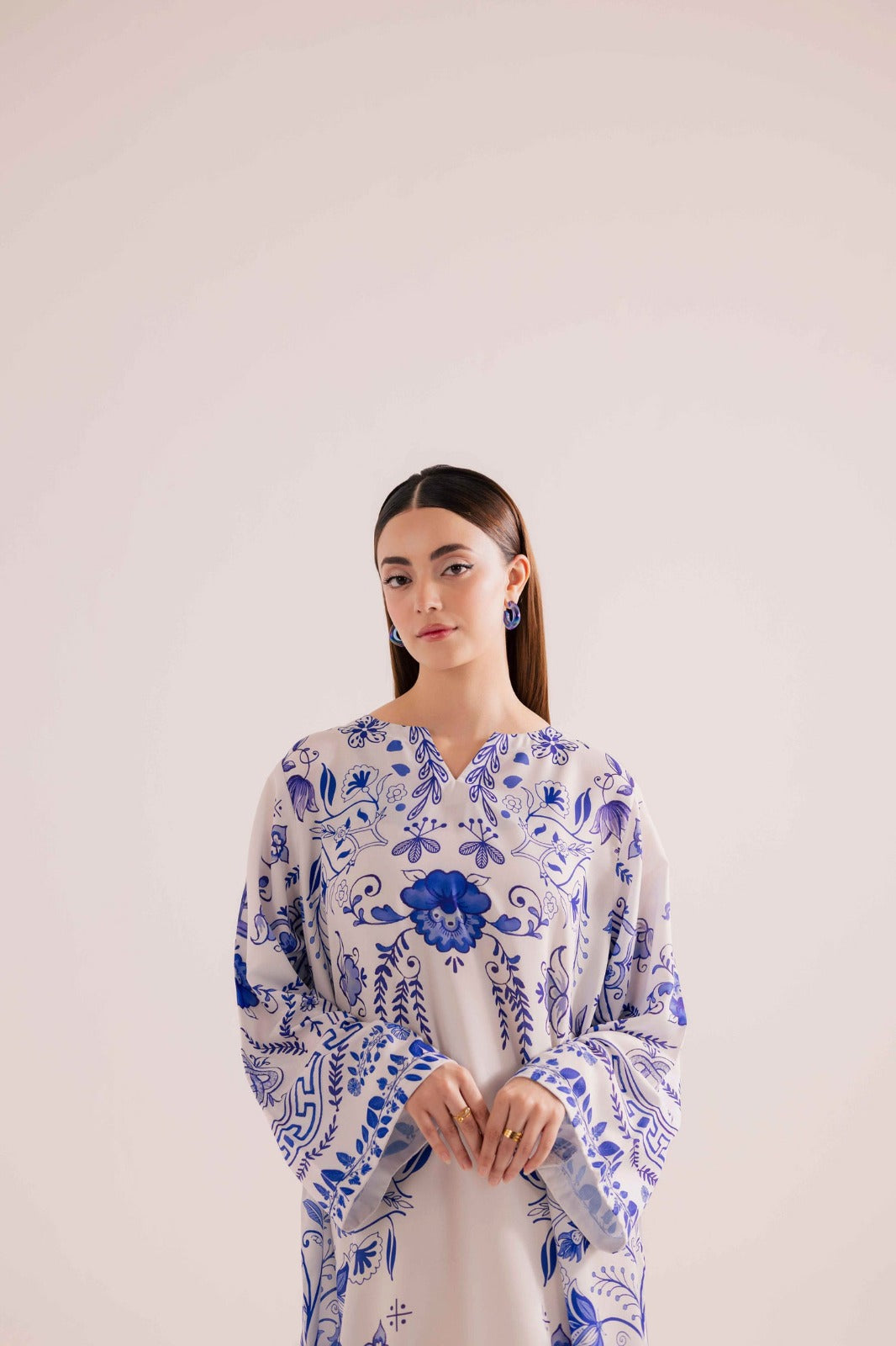 Neel Pari Lawn Kaftan
