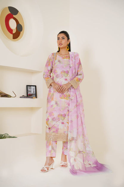 Blush Bloom 03-PC Printed