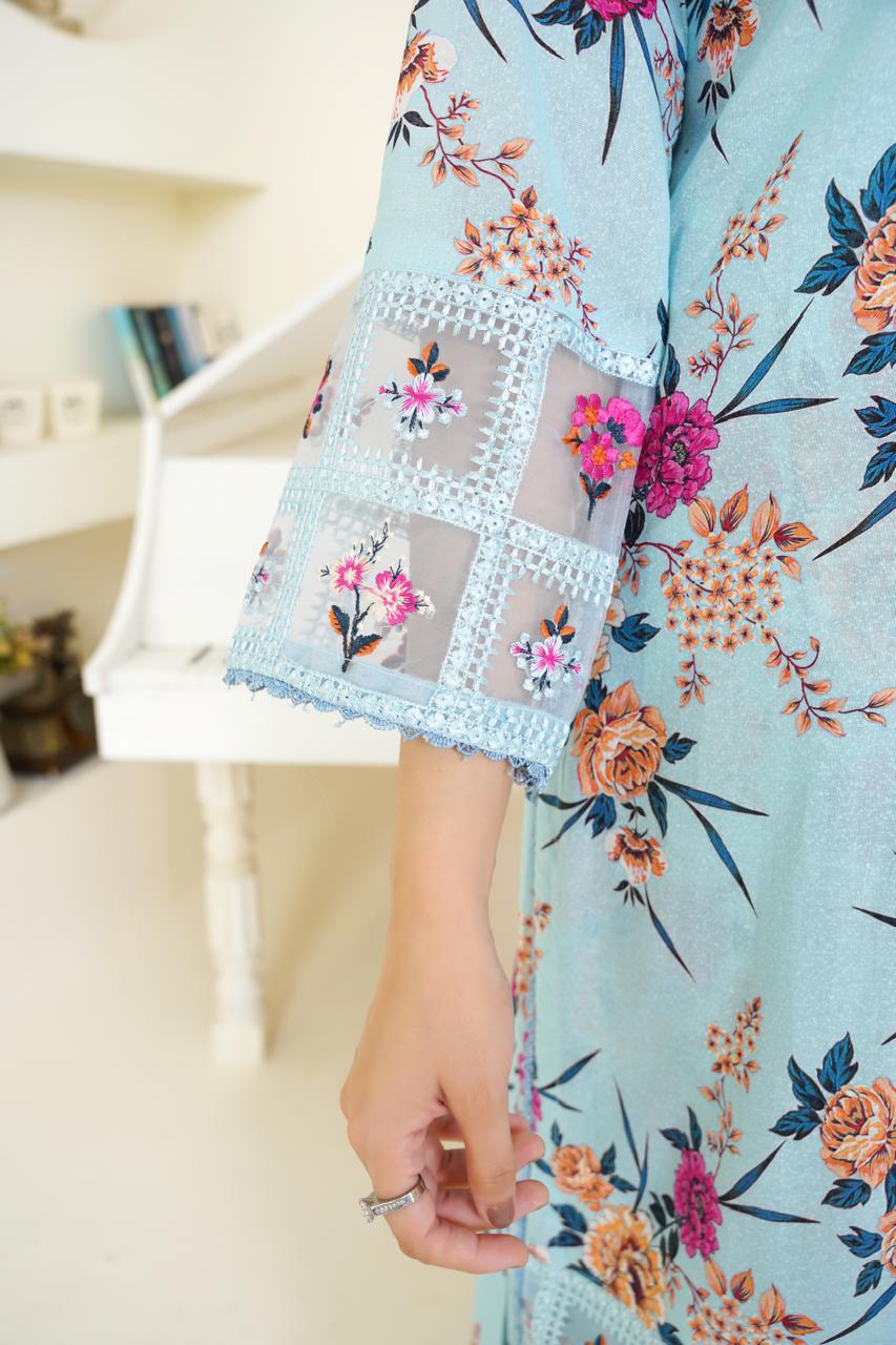 Zarnish  Embroidered 3-Piece Suit