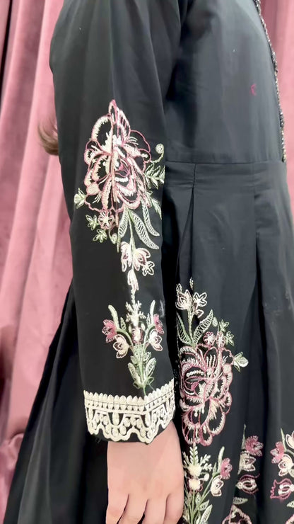 Black Twinkle 02-PC  Embroidered