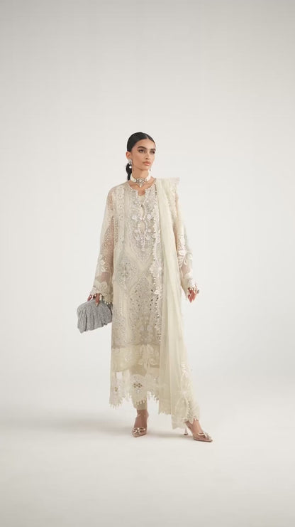 03-PC  Embroidered Organza Suit