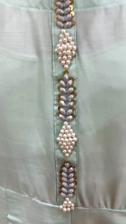 Mint-green Twinkle 02-PC  Embroidered